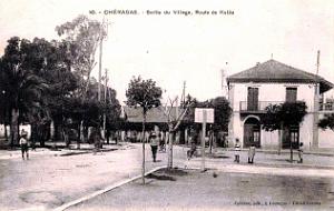Cheragas - Route de Colea a la sortie du village